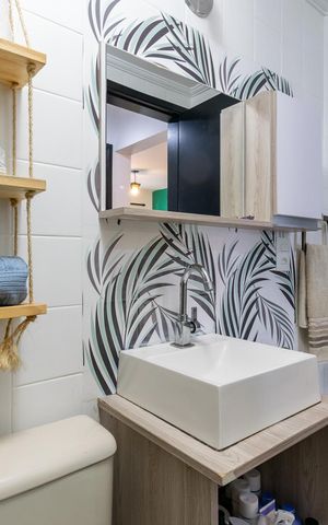 Apartamento à venda com 50m², 1 quarto e 1 vaga Apartamento à venda com 50m², 1 quarto e 1 vagaBanheiro
