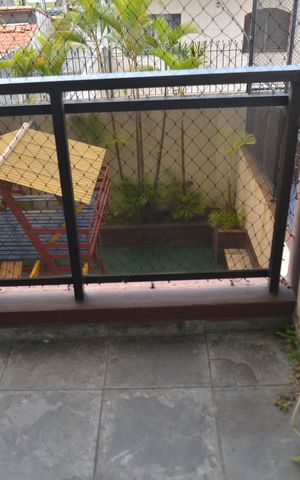 Apartamento para alugar com 145m², 3 quartos e 2 vagasQuarto 2 - varanda