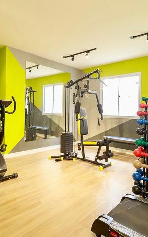 Apartamento para alugar com 36m², 1 quarto e sem vaga Apartamento para alugar com 36m², 1 quarto e sem vagaAcademia