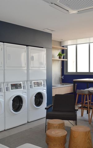 Apartamento à venda com 66m², 1 quarto e 1 vagaLavanderia