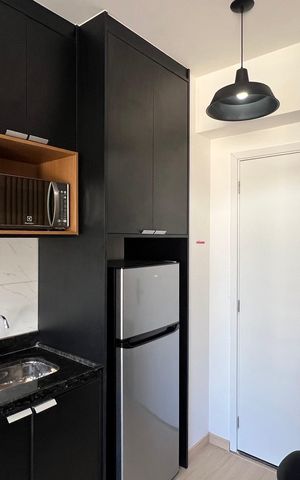 Studio para alugar com 23m², 1 quarto e sem vaga Studio para alugar com 23m², 1 quarto e sem vagaCozinha