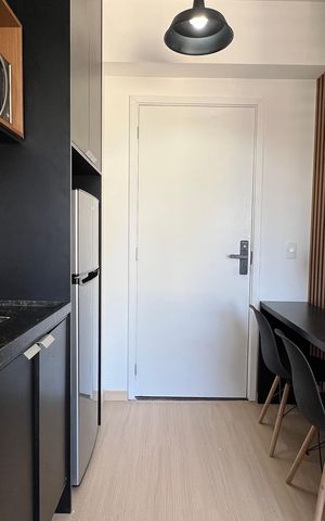 Studio para alugar com 23m², 1 quarto e sem vaga Studio para alugar com 23m², 1 quarto e sem vagaCozinha
