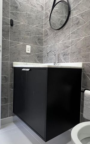 Studio para alugar com 23m², 1 quarto e sem vaga Studio para alugar com 23m², 1 quarto e sem vagaBanheiro