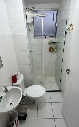 Apartamento à venda com 32m², 2 quartos e 1 vaga Apartamento à venda com 32m², 2 quartos e 1 vagaBanheiro Social