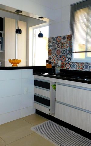 Casa para alugar com 80m², 3 quartos e 2 vagasCozinha
