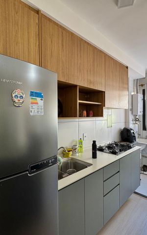 Apartamento à venda com 50m², 2 quartos e sem vaga Apartamento à venda com 50m², 2 quartos e sem vagaCozinha e Área de Serviço
