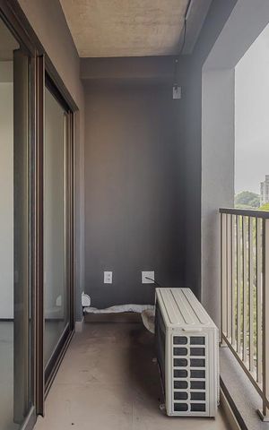 Studio à venda com 24m², 1 quarto e sem vagaVaranda