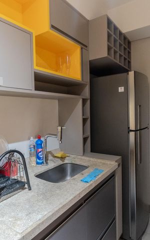 Studio à venda com 32m², 1 quarto e sem vaga Studio à venda com 32m², 1 quarto e sem vagaCozinha