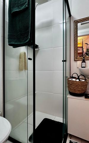 Studio à venda com 17m², 1 quarto e sem vaga Studio à venda com 17m², 1 quarto e sem vagaBanheiro
