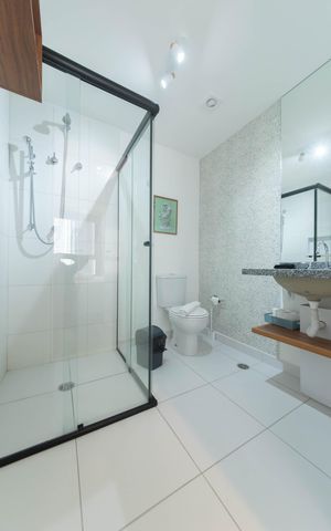Studio à venda com 28m², 1 quarto e sem vaga Studio à venda com 28m², 1 quarto e sem vagaBanheiro