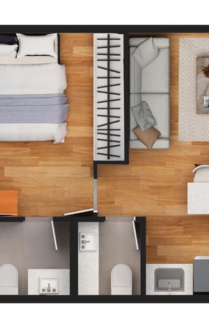 Apartamento à venda com 35m², 1 quarto e 1 vaga