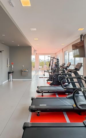 Studio para alugar com 27m², 1 quarto e sem vaga Studio para alugar com 27m², 1 quarto e sem vagaAcademia