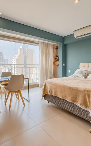 Studio para alugar com 27m², 1 quarto e sem vaga Studio para alugar com 27m², 1 quarto e sem vagaStudio