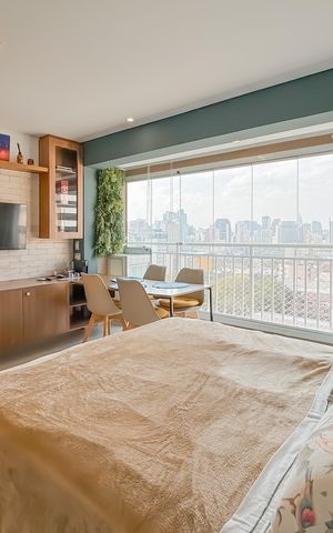 Studio para alugar com 27m², 1 quarto e sem vaga Studio para alugar com 27m², 1 quarto e sem vagaStudio