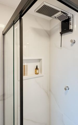 Studio para alugar com 27m², 1 quarto e sem vaga Studio para alugar com 27m², 1 quarto e sem vagaBanheiro