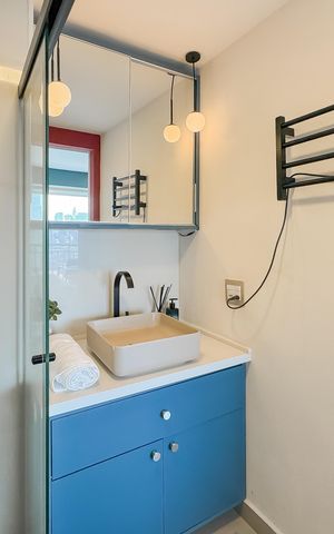 Studio para alugar com 27m², 1 quarto e sem vaga Studio para alugar com 27m², 1 quarto e sem vagaBanheiro
