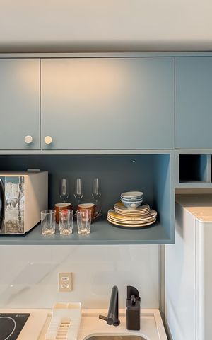 Studio para alugar com 27m², 1 quarto e sem vaga Studio para alugar com 27m², 1 quarto e sem vagaCozinha