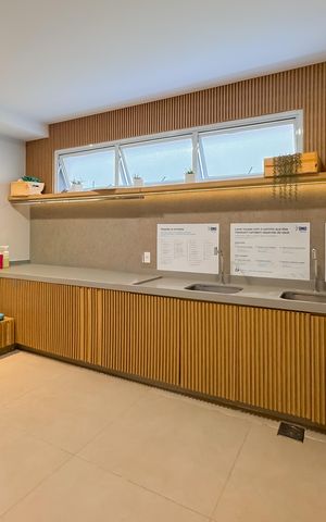 Studio para alugar com 27m², 1 quarto e sem vaga Studio para alugar com 27m², 1 quarto e sem vagaLavanderia