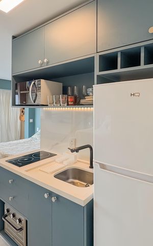 Studio para alugar com 27m², 1 quarto e sem vaga Studio para alugar com 27m², 1 quarto e sem vagaCozinha