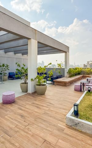 Studio para alugar com 27m², 1 quarto e sem vaga Studio para alugar com 27m², 1 quarto e sem vagaCobertura