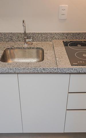 Studio para alugar com 25m², 1 quarto e sem vagaCozinha