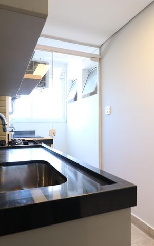 Apartamento à venda com 62m², 2 quartos e 1 vagaCozinha e Área de Serviço