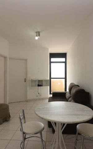 Apartamento para alugar com 52m², 1 quarto e 1 vagaSala/Cozinha