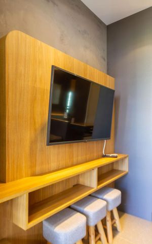 Studio para alugar com 27m², 1 quarto e sem vaga Studio para alugar com 27m², 1 quarto e sem vagaSala
