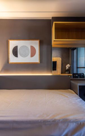 Studio para alugar com 27m², 1 quarto e sem vaga Studio para alugar com 27m², 1 quarto e sem vagaQuarto
