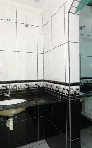 Casa para alugar com 140m², 2 quartos e 1 vagaBanheiro da Suíte