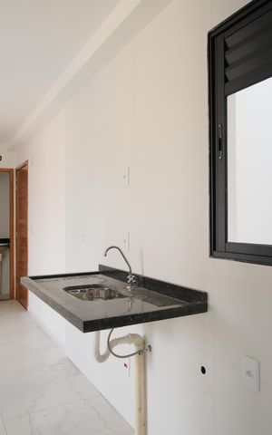 Apartamento para alugar com 38m², 2 quartos e sem vagaCozinha e Área de Serviço