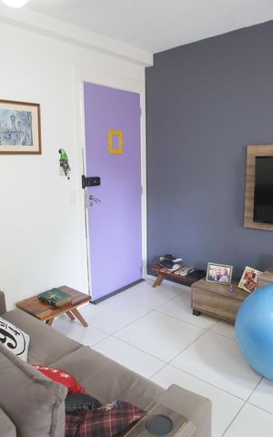Apartamento à venda com 45m², 1 quarto e 1 vagaSala