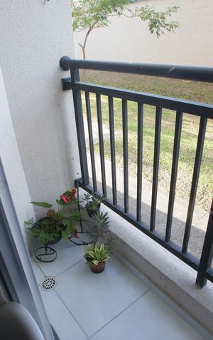 Apartamento à venda com 45m², 1 quarto e 1 vagaVaranda
