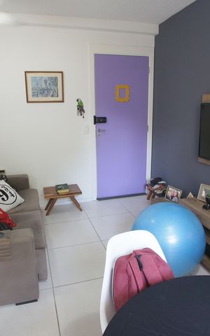 Apartamento à venda com 45m², 1 quarto e 1 vagaSala