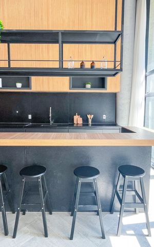 Studio para alugar com 35m², 1 quarto e 1 vaga Studio para alugar com 35m², 1 quarto e 1 vagaÁrea comum - Salão de festas