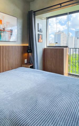 Studio para alugar com 35m², 1 quarto e 1 vaga Studio para alugar com 35m², 1 quarto e 1 vagaStudio