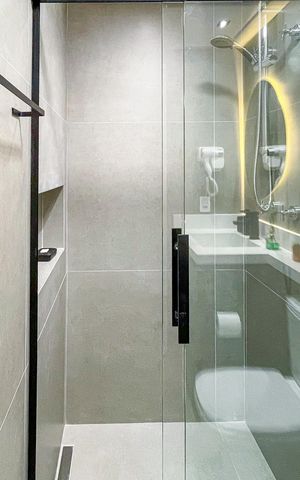 Studio para alugar com 35m², 1 quarto e 1 vaga Studio para alugar com 35m², 1 quarto e 1 vagaBanheiro