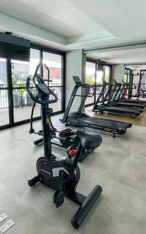Studio para alugar com 35m², 1 quarto e 1 vaga Studio para alugar com 35m², 1 quarto e 1 vagaÁrea comum - Academia