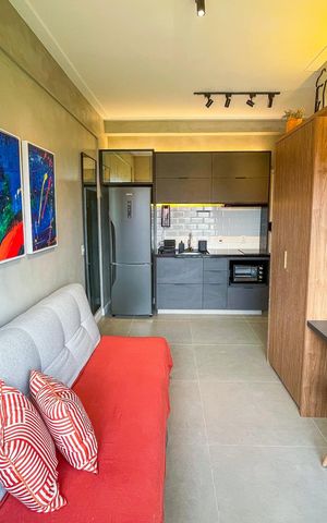 Studio para alugar com 35m², 1 quarto e 1 vaga Studio para alugar com 35m², 1 quarto e 1 vagaStudio