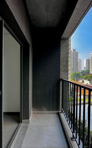 Studio para alugar com 29m², 1 quarto e sem vaga Studio para alugar com 29m², 1 quarto e sem vagaSacada Studio