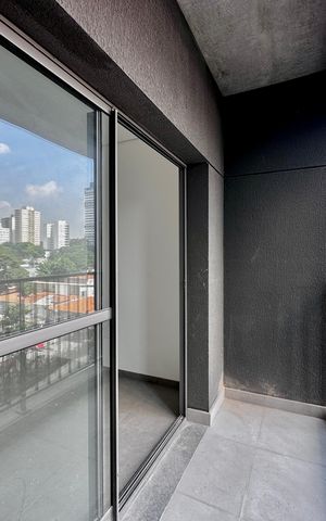Studio para alugar com 29m², 1 quarto e sem vaga Studio para alugar com 29m², 1 quarto e sem vagaSacada Studio