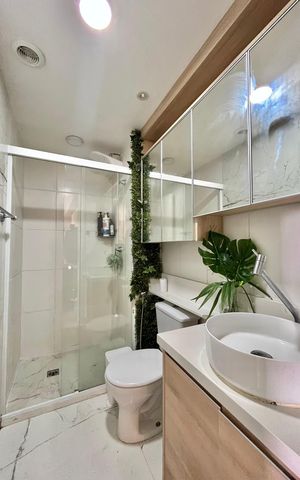 Apartamento à venda com 37m², 2 quartos e sem vaga Apartamento à venda com 37m², 2 quartos e sem vagaBanheiro