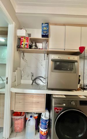 Apartamento à venda com 37m², 2 quartos e sem vaga Apartamento à venda com 37m², 2 quartos e sem vagaÁrea de Serviço
