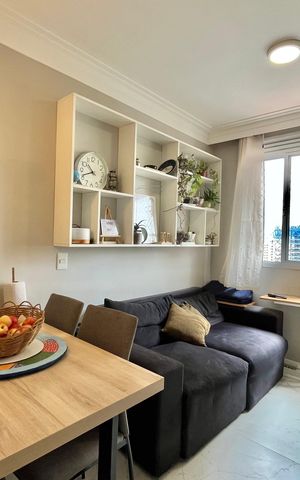 Apartamento à venda com 37m², 2 quartos e sem vaga Apartamento à venda com 37m², 2 quartos e sem vagaSala
