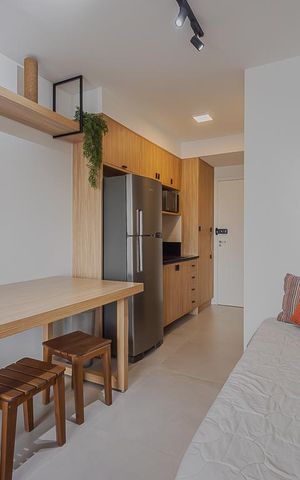 Studio para alugar com 28m², 1 quarto e sem vagaStudio