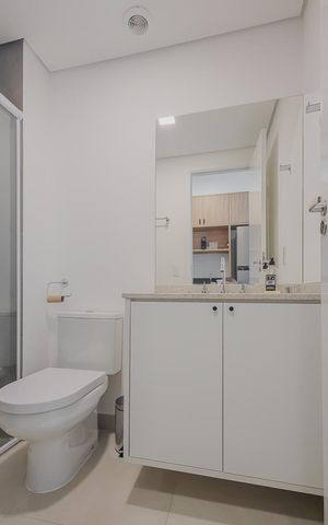 Studio para alugar com 28m², 1 quarto e sem vagaBanheiro