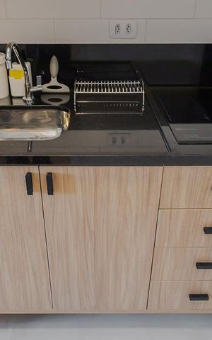 Studio para alugar com 28m², 1 quarto e sem vagaCozinha