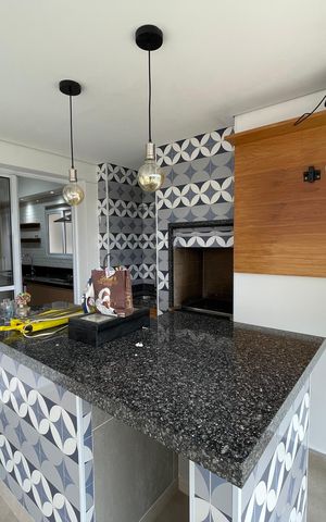 Apartamento à venda com 171m², 3 quartos e 3 vagas Apartamento à venda com 171m², 3 quartos e 3 vagasVaranda da Sala - Churrasqueira