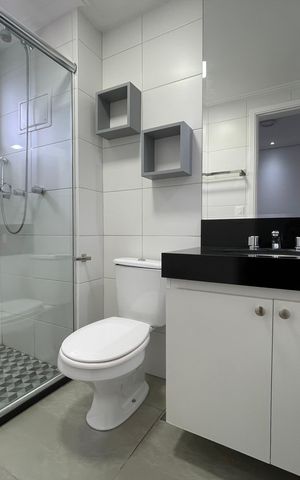 Apartamento à venda com 171m², 3 quartos e 3 vagas Apartamento à venda com 171m², 3 quartos e 3 vagasBanheiro da Suíte 2