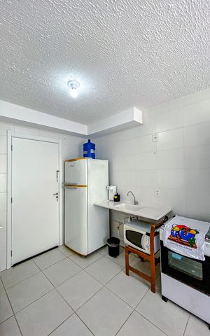 Apartamento à venda com 33m², 2 quartos e sem vagaCozinha e Área de Serviço